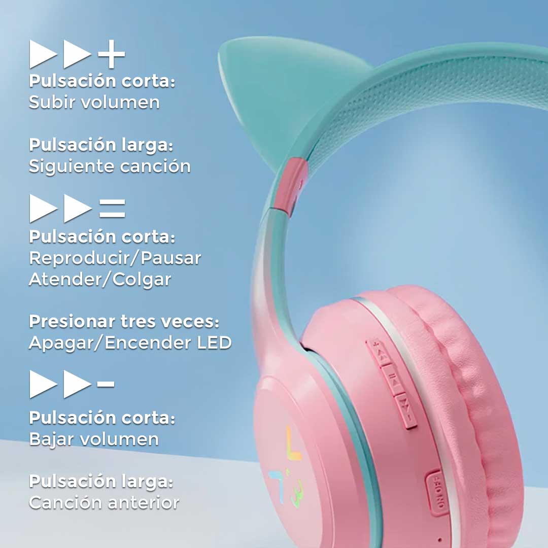 Auriculares inalámbricos CAT RGB